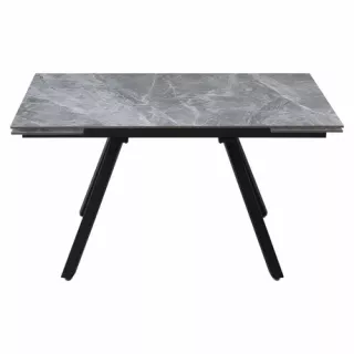 cooper tavolo allungabile da 120 a 180 cm grigio marmorizzato