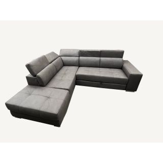 Marte divano letto angolare sinistro grigio chiaro  